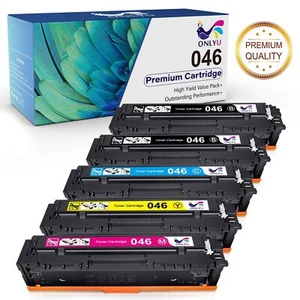 PACK DE 5 repuestos de tóner HY para Canon 046 imageCLASS MF733Cdw LBP-654Cdw MF731Cdw - Imagen 1 de 6