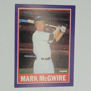 1989 Pepsi  #12-12 Mark McGwire
