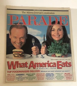 November 14 1999 Parade Kelsey Grammar Peri Gilpin Frasier - Foto 1 di 2