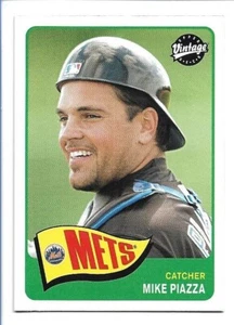 Mike Piazza 2003 cubierta superior vintage #126 New York Mets - Imagen 1 de 2