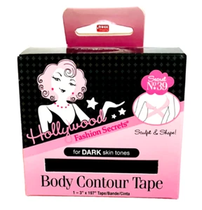 Hollywood Fashion Secrets Body Contour Tape Dark Skin Tones 3" x 197" - Picture 1 of 1