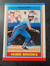 1989 Topps UK Mini's Baseball #8 Hubie Brooks *BUY 2 GET 1 FREE*