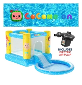 Nueva gorila inflable Cocomelon tobogán y piscina bomba de aire eléctrica niños fiesta diversión - Imagen 1 de 5
