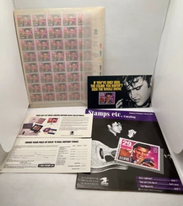 Elvis Presley Stamps USPS Rock & Roll 1992 Full Sheet of 40 - 29 Cent + more - Picture 1 of 15