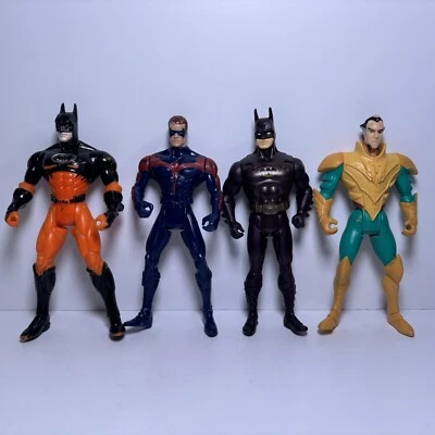 Винтажный 90-х DC Comics Batman фигурка лот из 4 Kenner Robin Ra's Al Ghul - Изображение 1 из 4