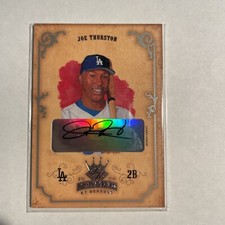 2004 Diamond Kings DK Signatures Silver Baseball Card #57 Joe Thurston/100 AUTO