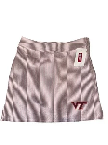 Virginia Tech VT HOKIES Gingham VT Logo Skirt Sz 2 St. Berg Couture - Picture 1 of 7