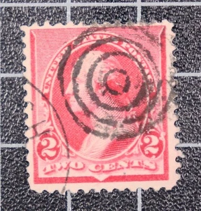 Scott 220 - 2 centavos Washington - Target elegante cancelación - Imagen 1 de 1