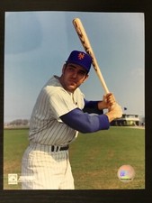 Ed Kranepool No. 7 First Baseman - Outfield New York Mets 8x10 Color Photo II