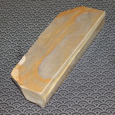Vtg Giapponese Naturale Whetstone Ozuku Suita Lv4 1kg Affilatura Pietra b829
