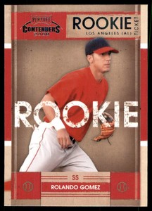 2008 Playoff Contenders Rolando Gomez Los Angeles Angels #41