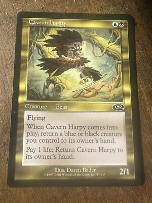MTG Cavern Harpy  - Planeshift 97/143 Regular Common - Image 1 of 2
