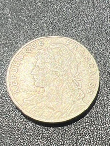1905 French 25 Centimes Coin République Française Vintage Collectible Currency - Picture 1 of 3