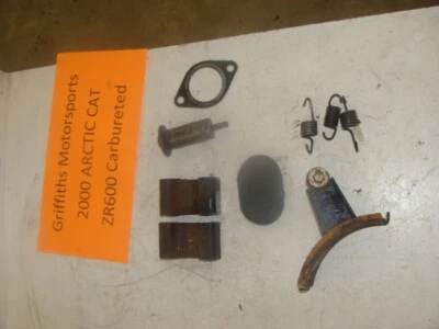 ARCTIC CAT ZR600 CARB 02 01 ZL 800 2000 tubo de escape montaje piezas lote embellecedor cubierta Foto 1 de 4