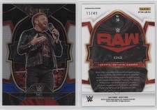 2023 Panini Select WWE Concourse Black & Blue Prizm /49 Edge #58