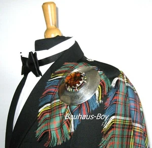 FLY PLAID TARTAN ANDERSON ANCIENT 16oz WORSTED WOOL KILT MADE IN SCOTLAND MENS - Picture 1 of 4