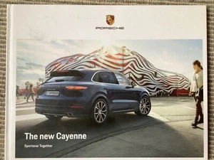 Porsche Cayenne 2017 UK market colour hardbacked sales brochure - Picture 1 of 1