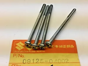 Qty 4 New OEM Suzuki SP370 SP400 GS1000 GS750 GS550 GS425 Screw 09125-04002 - Picture 1 of 1