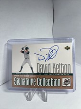 2002 Upper Deck Minor League Baseball Signature Collection David Kelton Auto