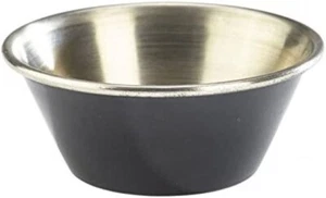 1.5oz Stainless Steel Ramekin - Black - Catering - Serving - Condiments - Sauce. - Picture 1 of 9