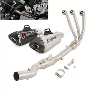 For CFMOTO 675SR 2024 2025 Exhaust System Header Link Pipe Muffler DB Killer Tip - Picture 1 of 14