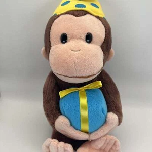 UNIVERSAL STUDIOS CURIOUS George Yellow Hat Birthday plush - Picture 1 of 4