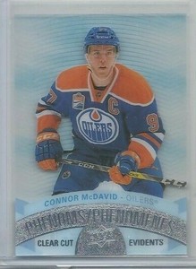2017-18 Upper Deck Tim Hortons Clear Cut Phenoms #CCP1 Connor McDavid (ref44710)