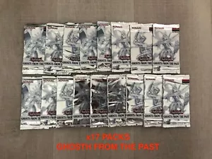 Yugioh x17 Ghosts From The Past Factory Sealed Booster Packs (1st Edition) 2020 - Picture 1 of 1