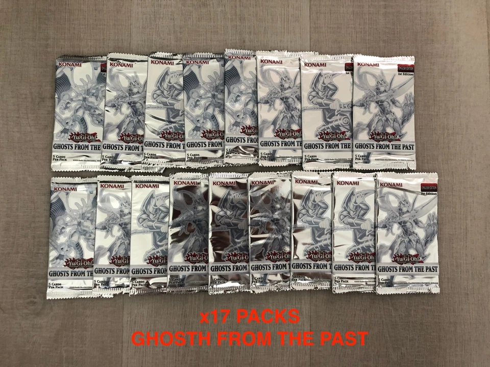 Yugioh x17 Ghosts From The Past Factory Sealed Booster Packs (1st Edition) 2020 - Image 1 of 1