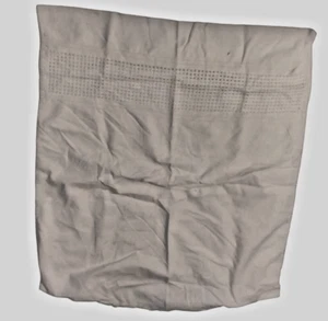 Ein antiker weißer Gitter Kissenbezug 27 x 29 Monogramm Initiale HC Distressed - Bild 1 von 9