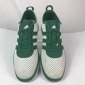 Men’s Adiddas Ortholite Climacool Green & White Sneakers Tennis Shoes Size 19 - Picture 1 of 12