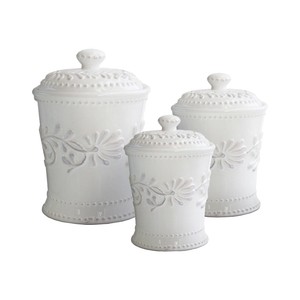 Blue American Atelier 6294-CAN Arabesque Canister Set 4 Piece