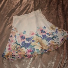 AUTHENTIC For Love and & Lemons NEW Baltimore Floral Floaty Summer Mini Skirt S