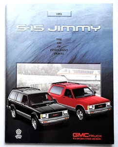 1991 GMC S-15 JIMMY SALES BROCHURE CATALOG ~ 20 PAGES - Picture 1 of 8