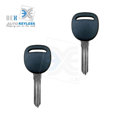 2Uncut Blade Chip Key Fit Chevy 2007-2008 Uplander Pontiac 2001-2005 Bonneville  - Image 1 of 3