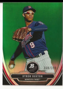 2013 Bowman Platinum - Prospects Chrome Green Refractor #BPCP19 Byron Buxton... - Imagen 1 de 2