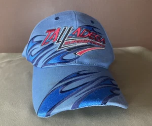 Talladega Super Speedway Racing Alabama Cap Hat Adjustable Blue Flames - Picture 1 of 8