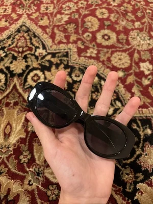 Bvlgari Serpenti Forever Oval Acetate Sunglasses Women’s Black And Gold. - Image 1 of 4