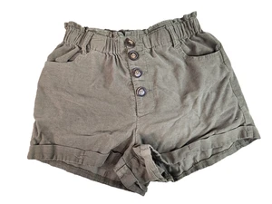 Franki by Francesca's Shorts Girls 12 Corduroy Button Front Elastic Waist Pocket - Picture 1 of 7
