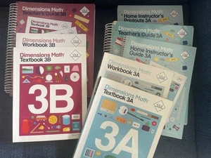 Singapore Math Dimensions Math 3A & 3B Textbook & Workbook Set Grade 3 - Picture 1 of 1