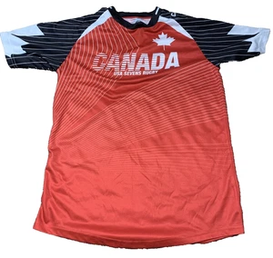 RHINO Rugby Canada USA Sevens Tournament Jersey Men’s Medium Red NWOT - Picture 1 of 7
