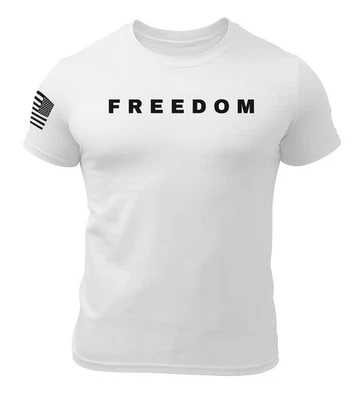 Freedom Charlie Kirk Memorial  Shirt 100%  Cotton - Image 1 of 4