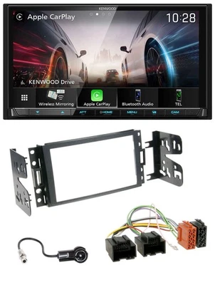 Kenwood MP3 2DIN USB DAB Bluetooth Autoradio für Chevrolet Corvette Uplander 05- - Bild 1 von 4