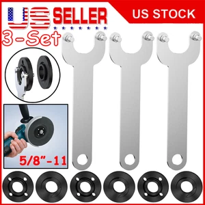Juego de 3 llaves de tuerca de bloqueo de brida de 5/8"-11 para Dewalt Makita Milwaukee - Imagen 1 de 12