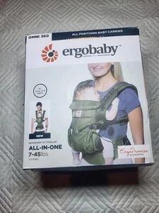 Ergobaby Omni 360 All-Position Baby Carrier, Khaki Green, New In Box. - Picture 1 of 3