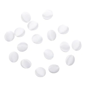 15Pcs Tuxedo Buttons Bridal Buttons loth Covered Metal Buttons White Buttons - Picture 1 of 12