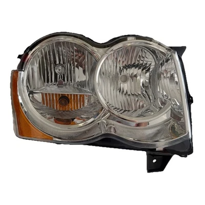 🇺🇸 2008 2009 2010 Jeep Grand Cherokee Passenger Side Headlight Assembly OEM Foto 1 de 4