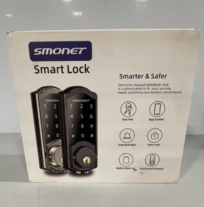 Cerradura inteligente Smonet - Modelo plateado SMUS-AM-SIL - Imagen 1 de 2