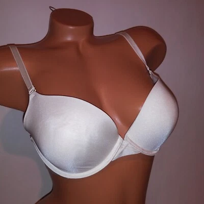 Sujetador Ambrielle 36C marfil sólido push up con aros Foto 1 de 4