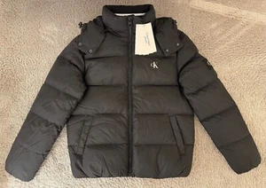 Calvin Klein Men's Feather And Down Jacket - Black - S - RRP £249 - NEW/TAGS - Picture 1 of 8